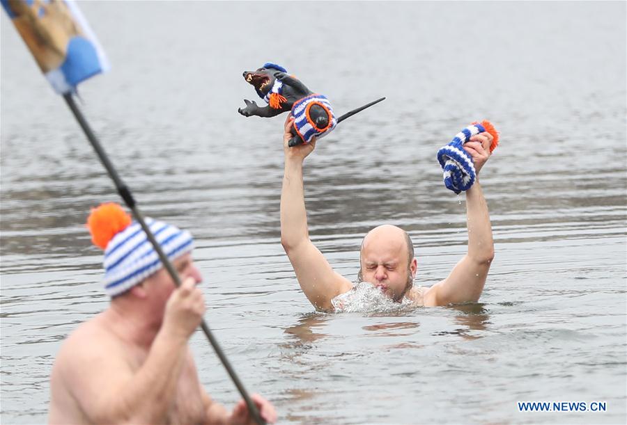 GERMANY-BERLIN-WINTER SWIMMING CARNIVAL