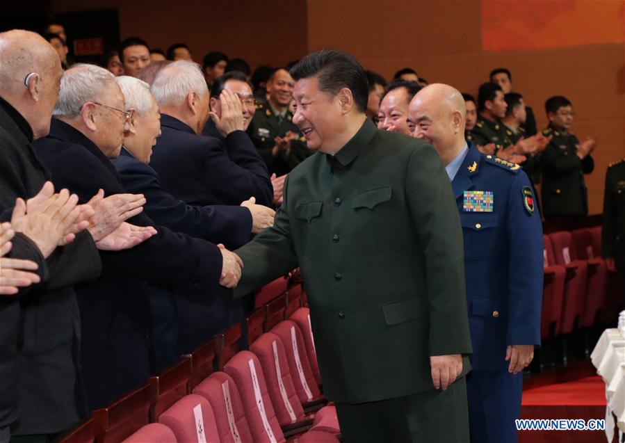 CHINA-BEIJING-XI JINPING-VETERANS-SPRING FESTIVAL GREETINGS (CN)