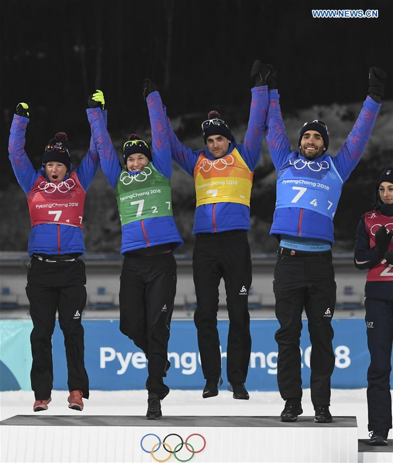 (SP)OLY-SOUTH KOREA-PYEONGCHANG-BIATHLON-MIXED RELAY