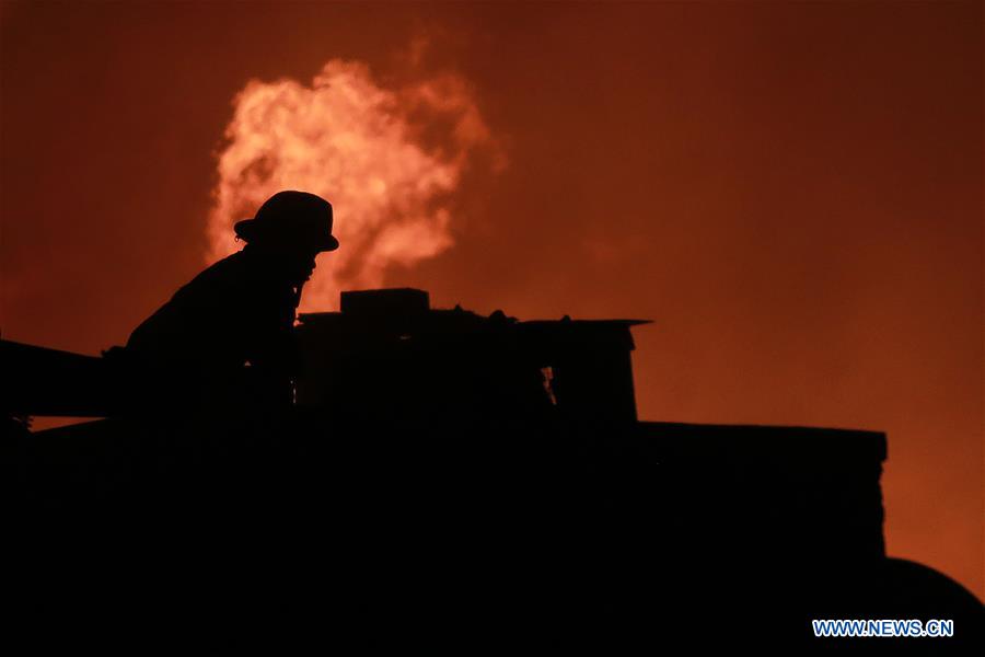 PHILIPPINES-QUEZON CITY-SLUM-FIRE