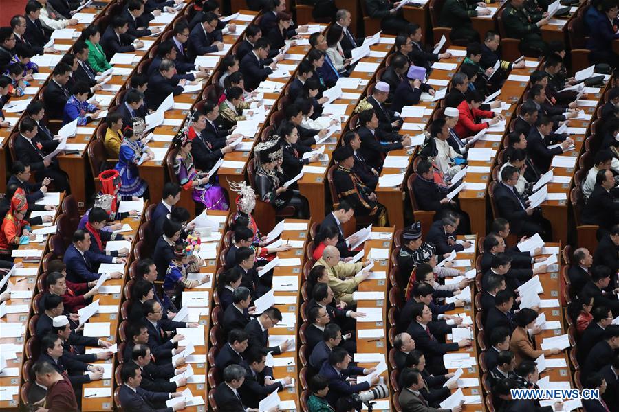 (TWO SESSIONS)CHINA-BEIJING-NPC-SECOND PLENARY MEETING (CN)