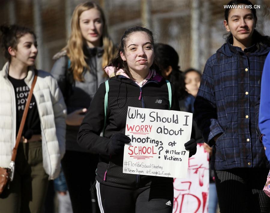 U.S.-CHICAGO-STUDENTS-NATIONAL SCHOOL WALKOUT-GUN VIOLENCE