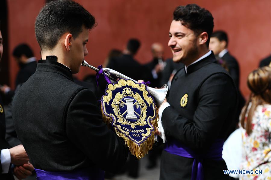 SPAIN-SEVILLE-EASTER-PROCESSION