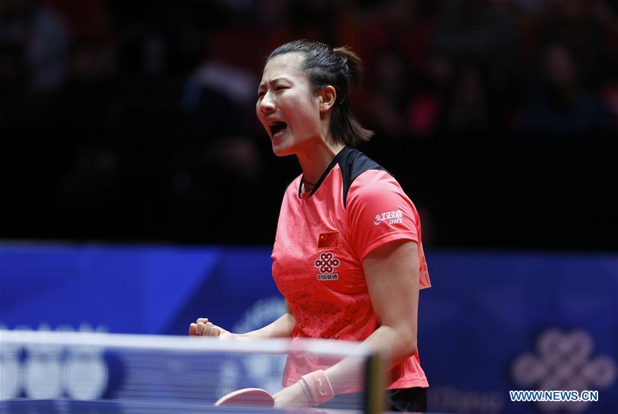 (SP)SWEDEN-HALMSTAD-ITTF WORLD TEAM CHAMPIONSHIPS 2018-WOMEN'S FINAL-CHN VS JPN