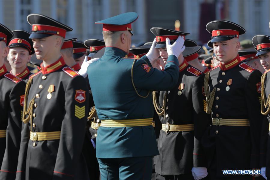 RUSSIA-ST. PETERSBURG-VICTORY DAY-PARADE