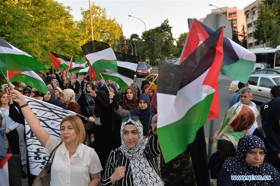 TURKEY-ANKARA-ISRAELI EMBASSY-PROTEST