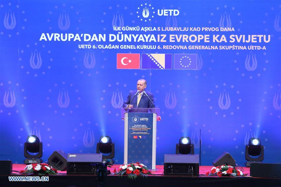 BOSNIA AND HERZEGOVINA-SARAJEVO-TURKEY-PRESIDENT-ELECTION RALLY