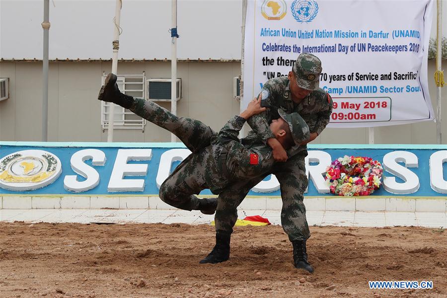 SUDAN-DARFUR-CELEBRATION-UN PEACEKEEPERS DAY