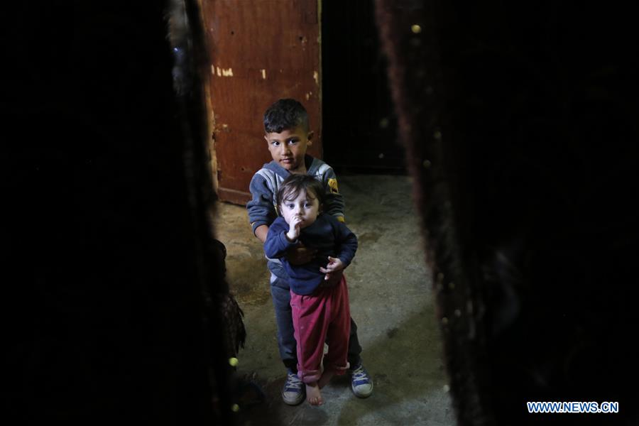 LEBANON-BEKAA VALLEY-BAR ELIAS-SYRIAN REFUGEE CAMP