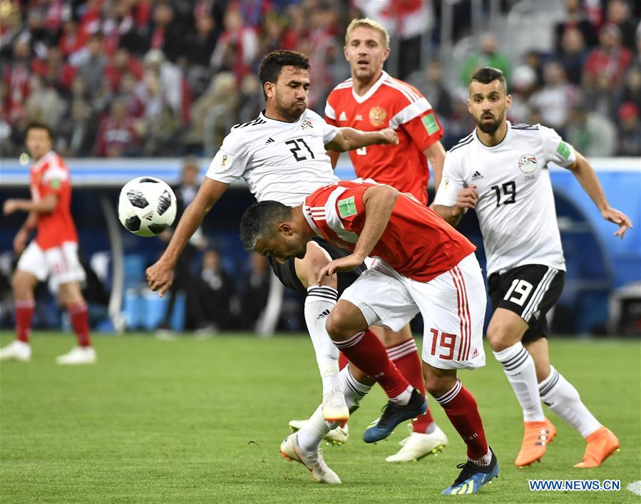 (SP)RUSSIA-SAINT PETERSBURG-2018 WORLD CUP-GROUP A-RUSSIA VS EGYPT