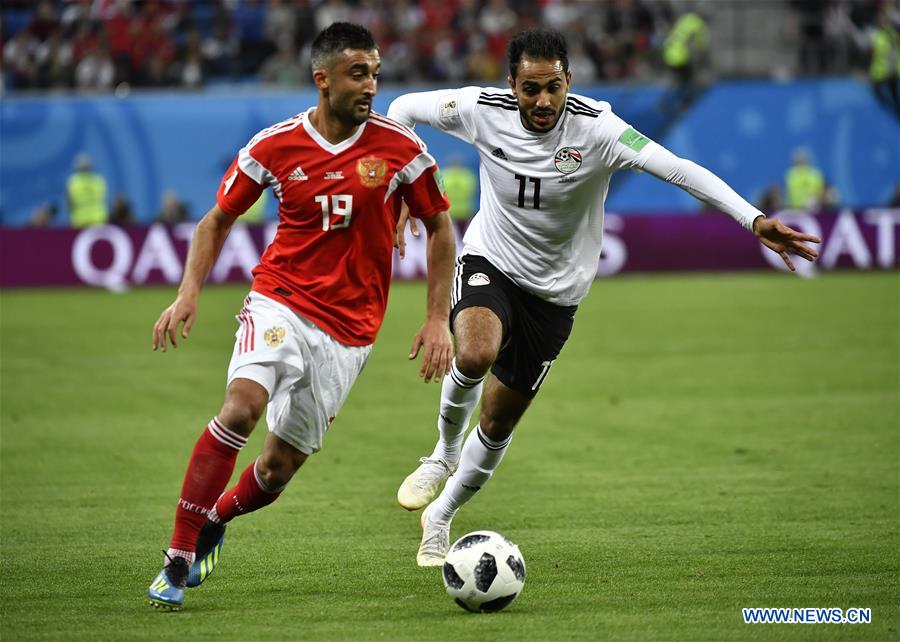 (SP)RUSSIA-SAINT PETERSBURG-2018 WORLD CUP-GROUP A-RUSSIA VS EGYPT