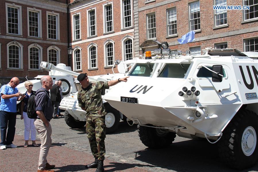 IRELAND-DUBLIN-UN PEACEKEEPING MISSIONS-CEREMONY