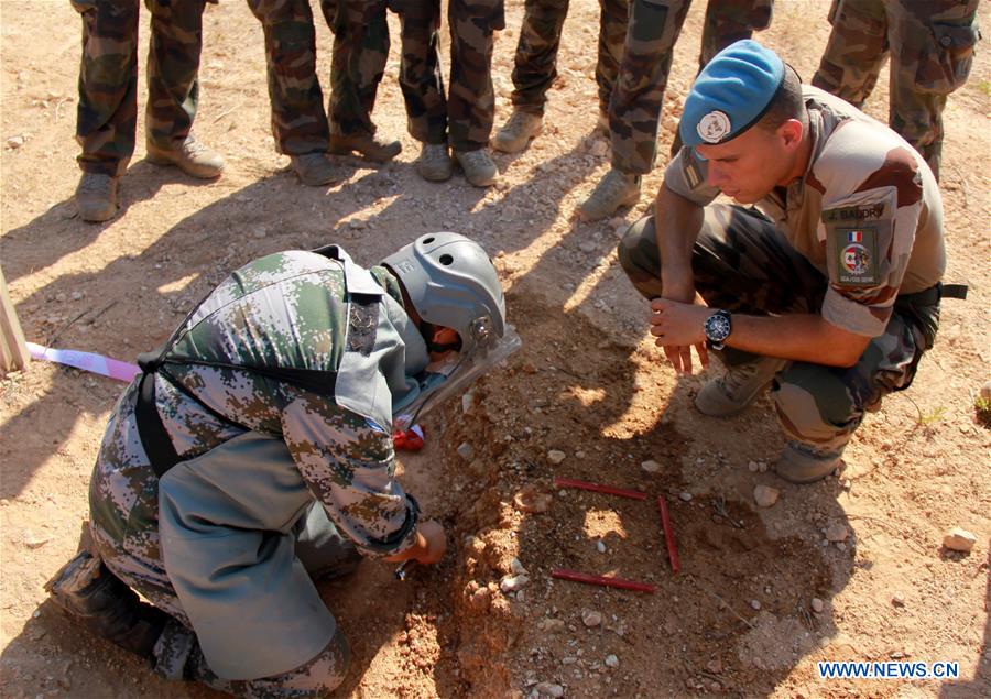 LEBANON-UN-CHINA-PEACEKEEPING-MINE-SWEEPING