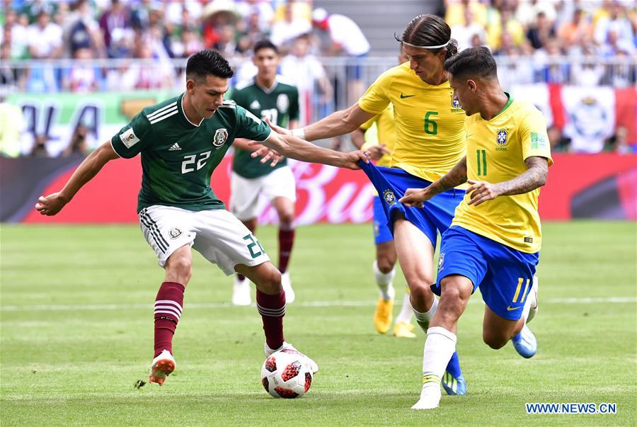 (SP)RUSSIA-SAMARA-2018 WORLD CUP-ROUND OF 16-BRAZIL VS MEXICO