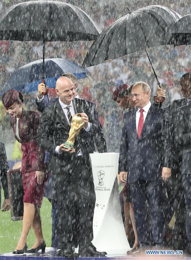 (SP)RUSSIA-MOSCOW-2018 WORLD CUP-FINAL-FRANCE VS CROATIA