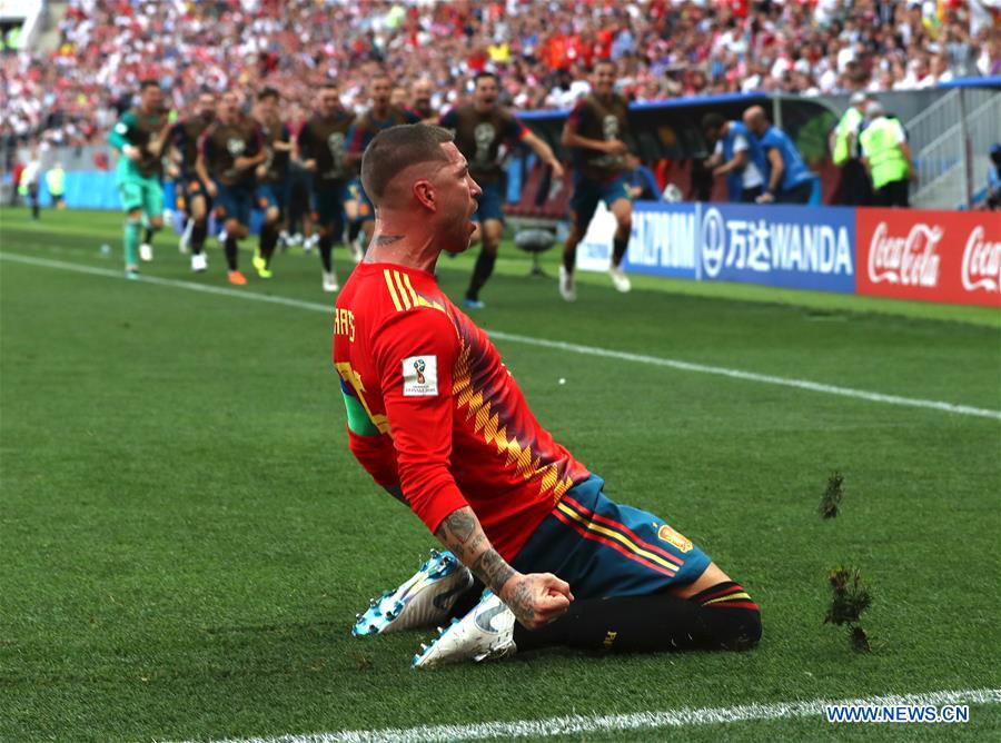 (SP)RUSSIA-MOSCOW-2018 WORLD CUP-ROUND OF 16-SPAIN VS RUSSIA