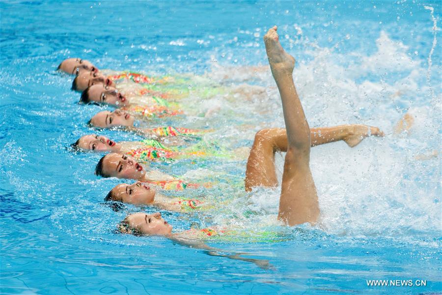 (SP)HUNGARY-BUDAPEST-FINA-ARTISTIC SWIMMING-WORLD JUNIOR CHAMPIONSHIPS-DAY 3