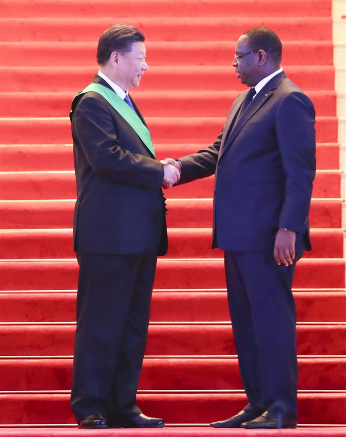 SENEGAL-CHINA-XI JINPING-MACKY SALL-TALKS 