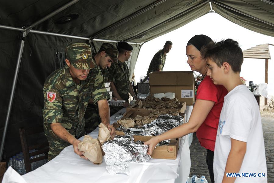 GREECE-MATI-WILDFIRES-ASSISTANCE