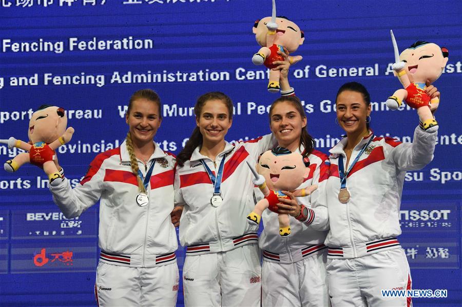 (SP)CHINA-JIANGSU-WUXI-FENCING-WORLD CHAMPIONSHIPS (CN)