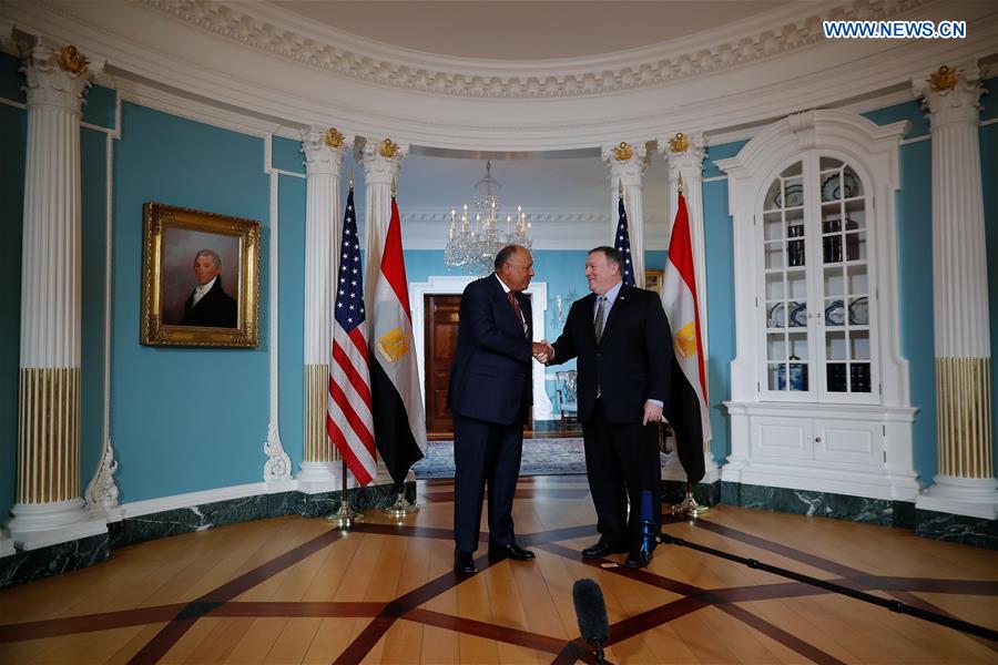 U.S.-WASHINGTON D.C.-SECRETARY OF STATE-EGYPT-FM-MEETING