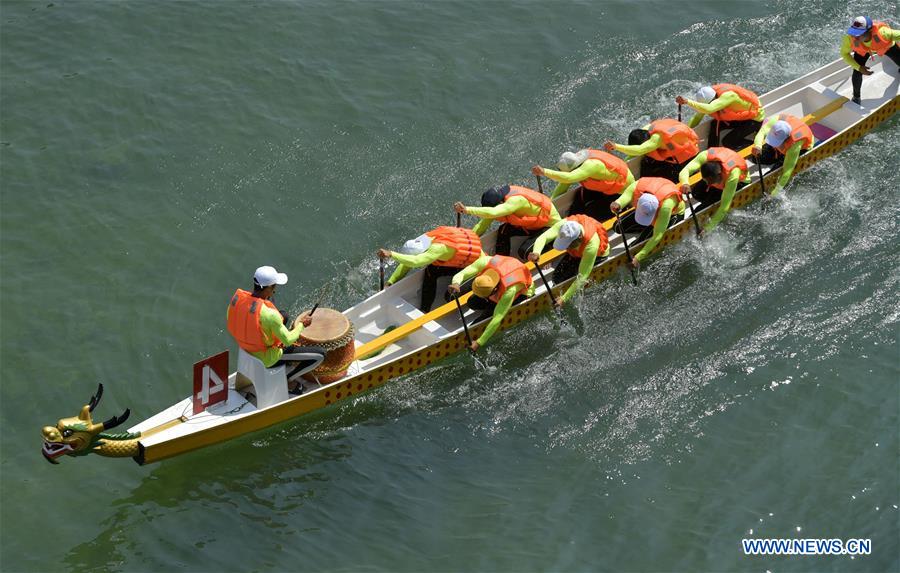 #CHINA-HUBEI-ENSHI-DRAGON BOAT CONTEST (CN)