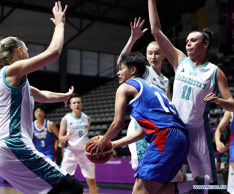 (SP)INDONESIA-JAKARTA-ASIAN GAMES-BASKETBALL-CHINESE TAIPEI VS KAZAKHSTAN