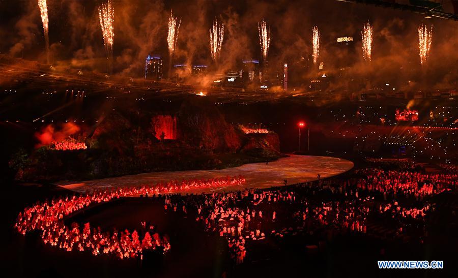 (SP)INDONESIA-JAKARTA-ASIAN GAMES-OPENING CEREMONY