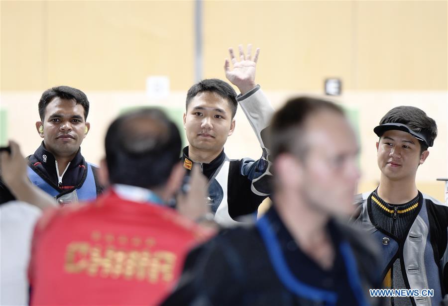 (SP)INDONESIA-PALEMBANG-ASIAN GAMES-SHOOTING-MEN'S 10M AIR RIFLE