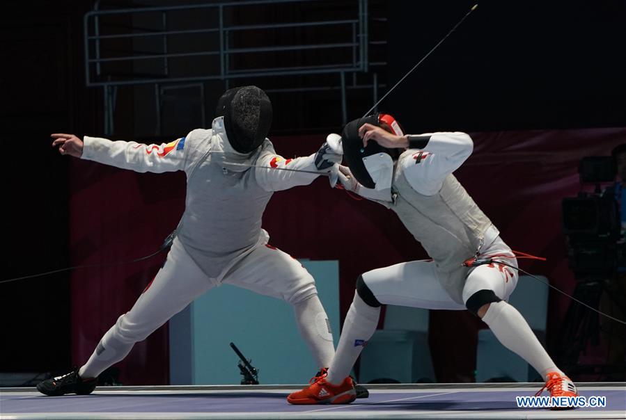 (SP)INDONESIA-JAKARTA-ASIAN GAMES-FENCING-MEN'S FOIL INDIVIDUAL