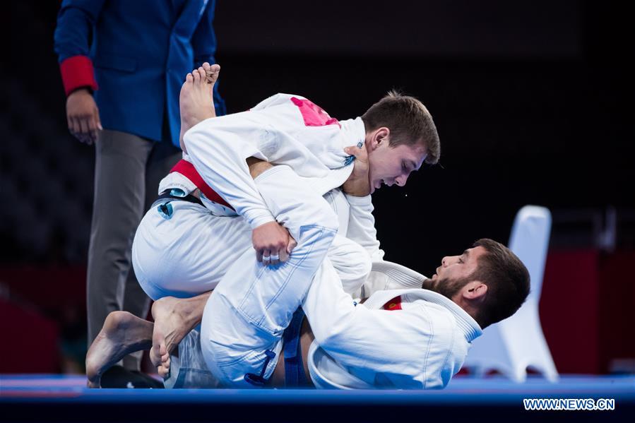 (SP)INDONESIA-JAKARTA-ASIAN GAMES-JU-JITSU-MEN'S 85KG