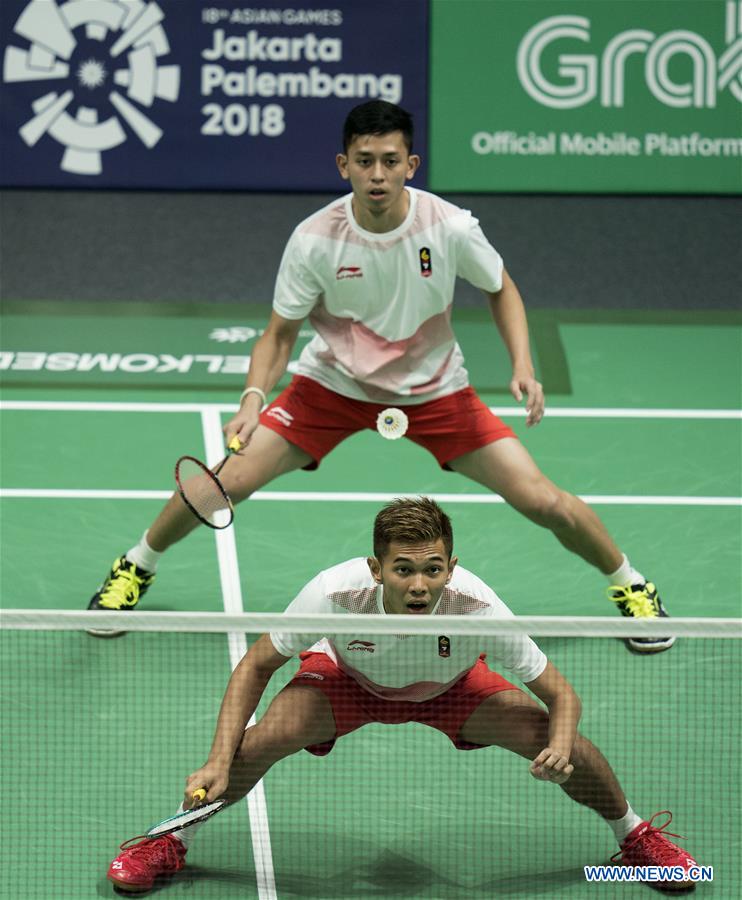 (SP)INDONESIA-JAKARTA-ASIAN GAMES-BADMINTON