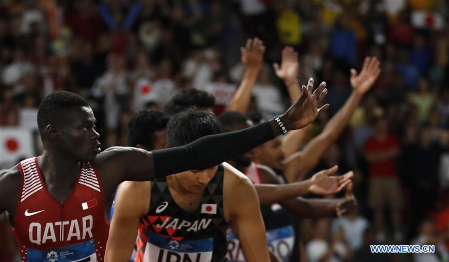 (SP)INDONESIA-JAKARTA-ASIAN GAMES-ATHLETICS-MEN'S 4X400M RELAY