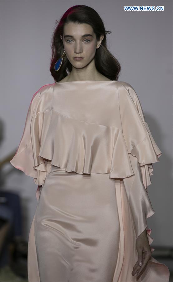 BRITAIN-LONDON-FASHION WEEK-HUISHAN ZHANG