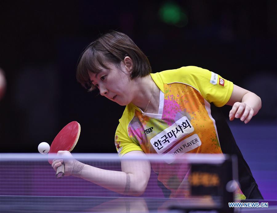 (SP)CHINA-CHENGDU-TABLE TENNIS-ITTF WOMEN'S WORLD CUP-QUARTERFINALS (CN)