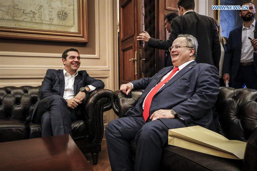 GREECE-ATHENS-PM-ALEXIS TSIPRAS-FOREIGN MINISTER-SWEARING IN  