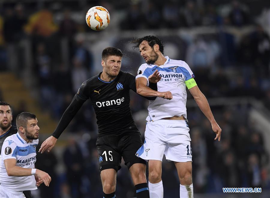 (SP)ITALY-ROME-SOCCER-UEFA EUROPA LEAGUE-LAZIO VS MARSEILLE