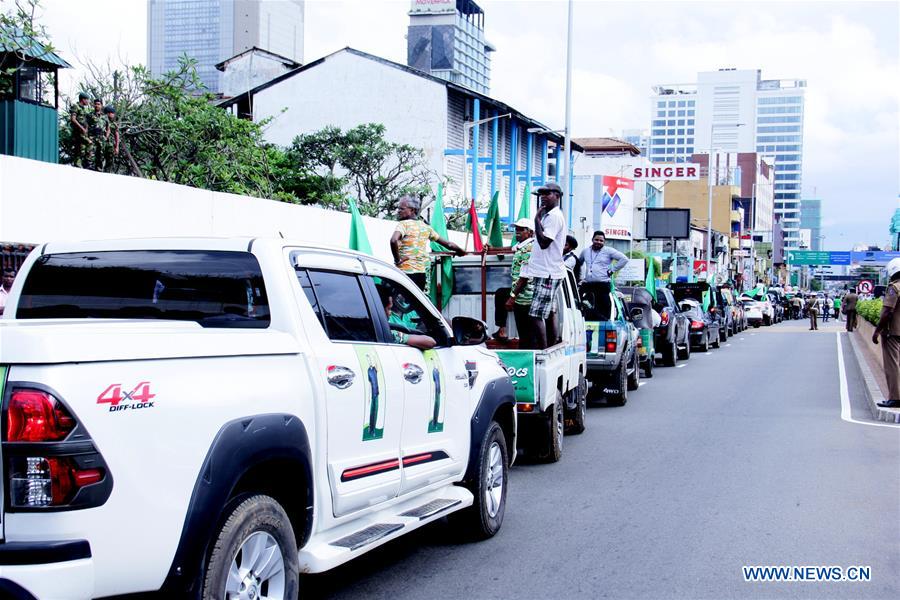 SRI LANKA-COLOMBO-VEHICLE PARADE