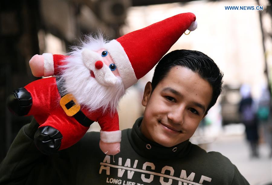 SYRIA-DAMASCUS-HOLIDAY SEASON-MARKET