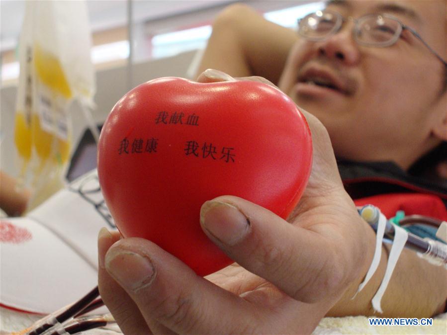 CHINA-BLOOD-DONATORS-INCREASE (CN)