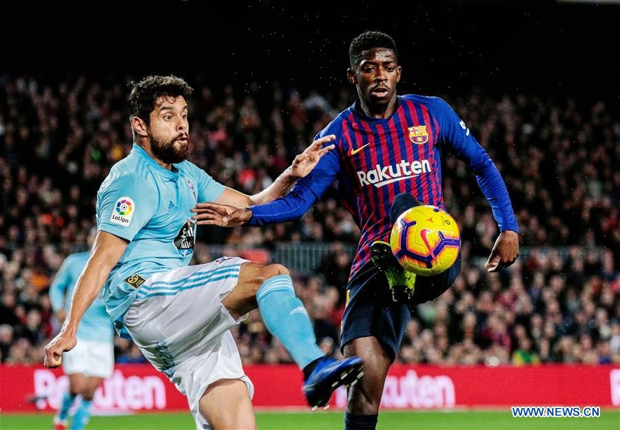 (SP)SPAIN-BARCELONA-FOOTBALL-SPANISH LEAGUE-BARCELONA VS CELTA