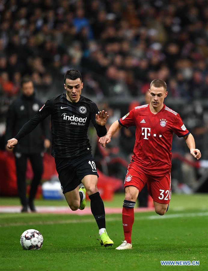 (SP)GERMANY-FRANKFURT-BUNDESLIGA-FRANKFURT VS BAYERN MUNICH