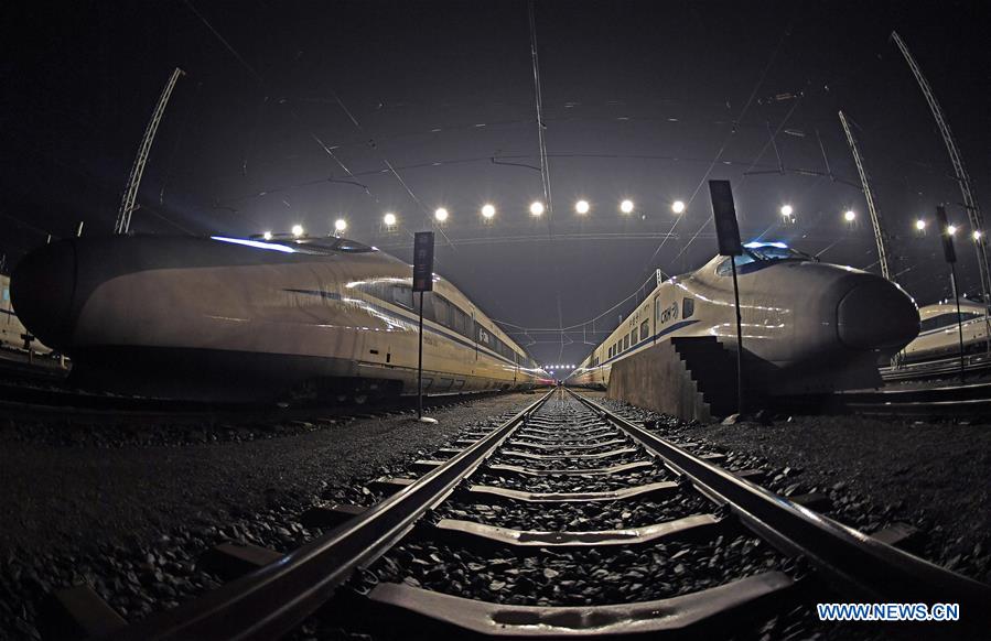 CHINA-NANCHANG-HIGH-SPEED TRAIN-SPRING FESTIVAL-PREPARATION (CN)