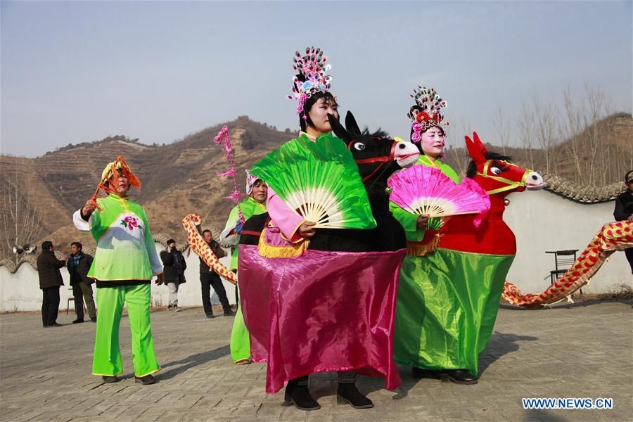 CHINA-HEBEI-LUNAR NEW YEAR-REHEARSAL (CN)