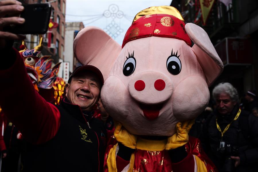 U.S.-NEW YORK-CHINATOWN-LUNAR NEW YEAR-PARADE