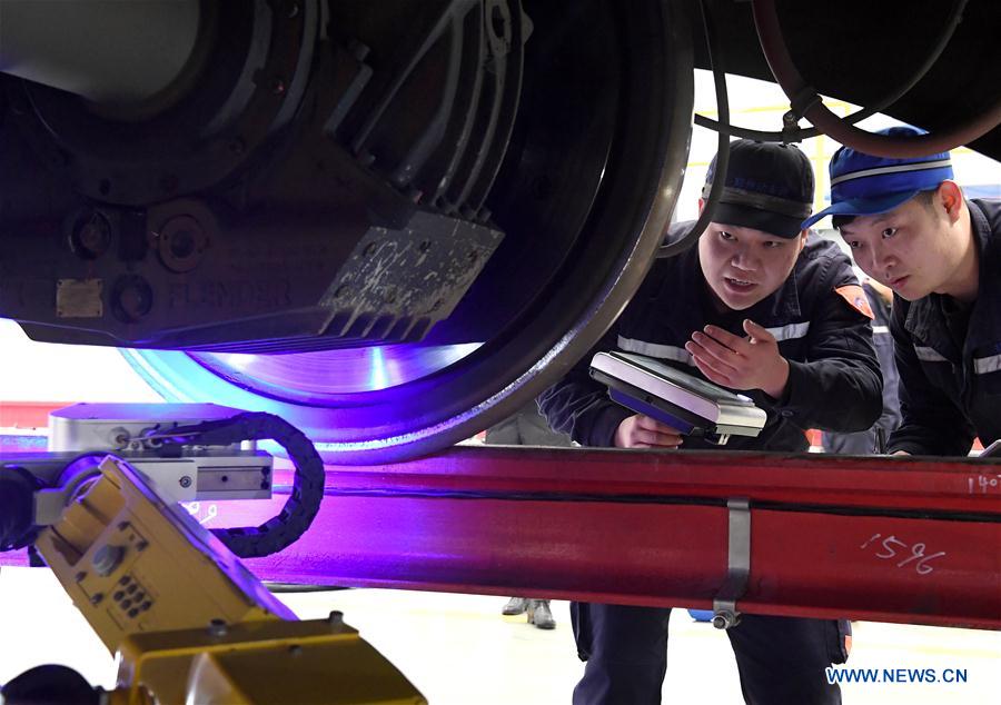 CHINA-HENAN-TRAVEL RUSH-BULLET TRAIN-MAINTENANCE-ROBOT(CN)