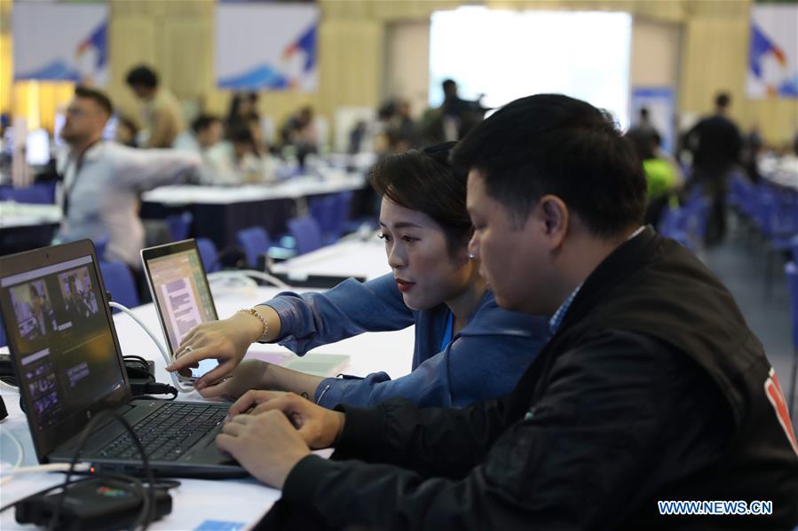 VIETNAM-HANOI-SUMMIT-MEDIA CENTER