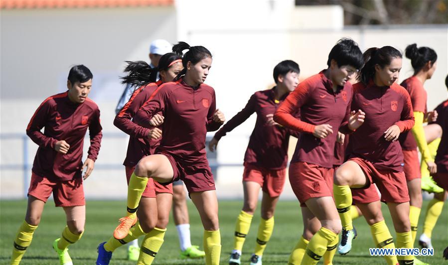 (SP)PORTUGAL-ALBUFEIRA-SOCCER-ALGARVE CUP-CHN-TRAINING SESSION