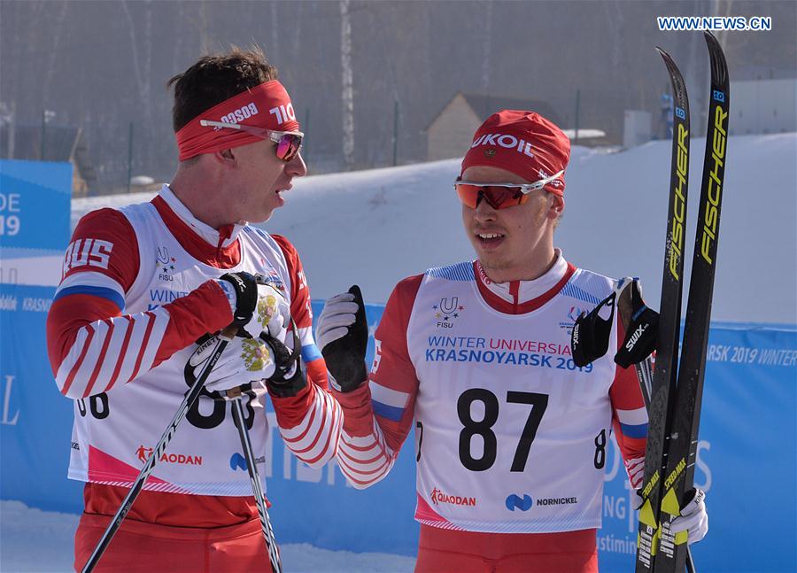 (SP)RUSSIA-KRASNOYARSK-29TH WINTER UNIVERSIADE-CROSS COUNTRY SKIING