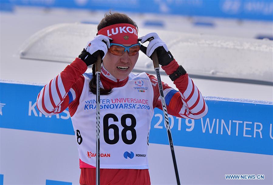 (SP)RUSSIA-KRASNOYARSK-29TH WINTER UNIVERSIADE-CROSS COUNTRY SKIING